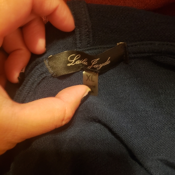 Laila Jayde Navy Cardigan - Picture 4 of 5